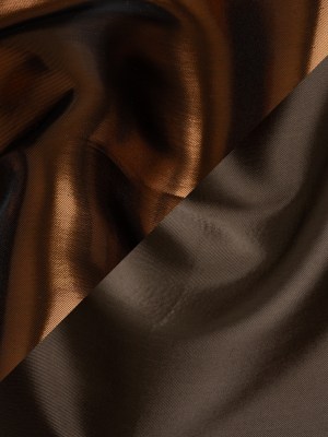 Double Faced Lame Mikado – Dusty Brown – Sara Collection Double Faced Lame Mikado – Dusty Brown – Sara Collection