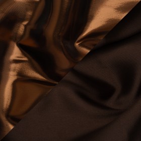 Double Faced Lame Mikado – Brown – Sara Collection Double Faced Lame Mikado – Brown – Sara Collection