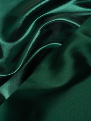 Double Faced Lame Mikado – Dark Green – Sara Collection Double Faced Lame Mikado – Dark Green – Sara Collection