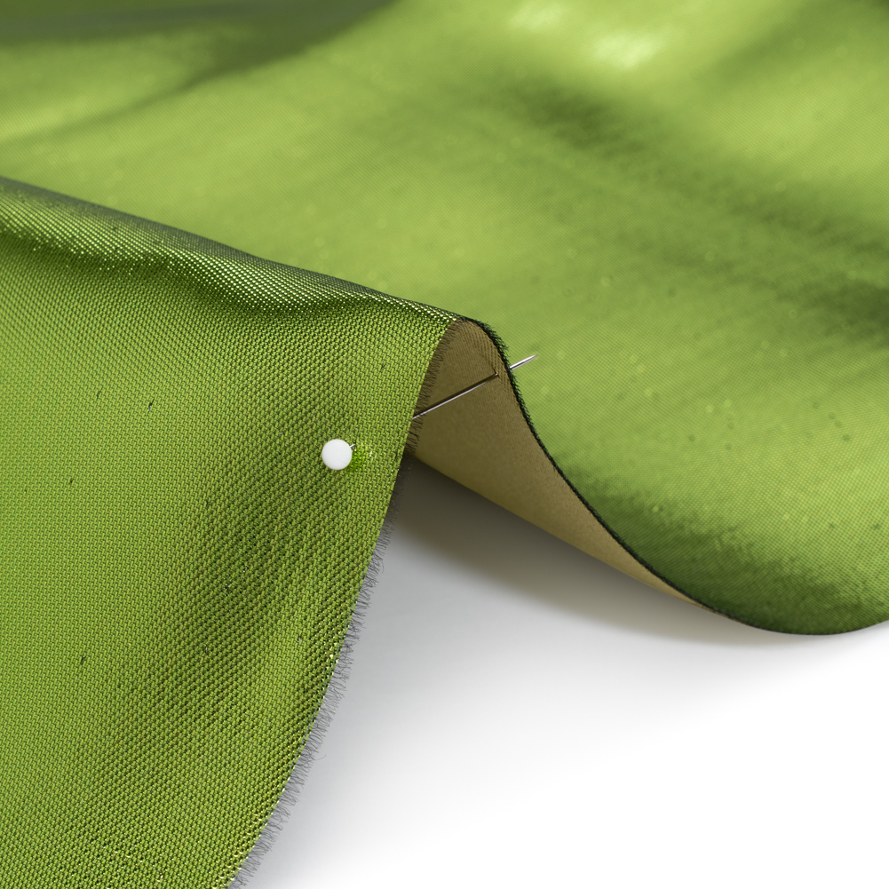 Double Faced Lame Mikado – Chartreuse – Sara Collection Double Faced Lame Mikado – Chartreuse – Sara Collection