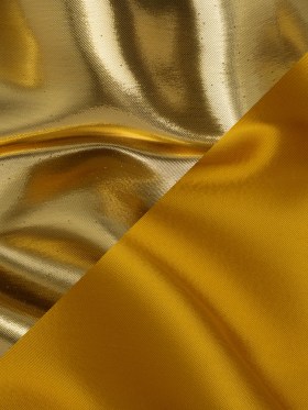 Double Faced Lame Mikado – Golden Yellow – Sara Collection Double Faced Lame Mikado – Golden Yellow – Sara Collection