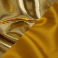 Double Faced Lame Mikado – Golden Yellow – Sara Collection Double Faced Lame Mikado – Golden Yellow – Sara Collection