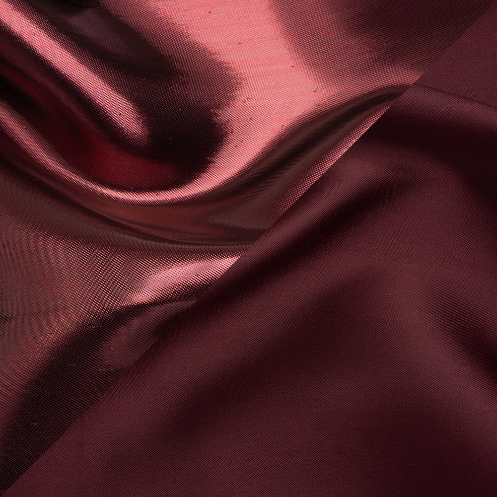 Double Faced Lame Mikado – Wine – Sara Collection Double Faced Lame Mikado – Wine – Sara Collection