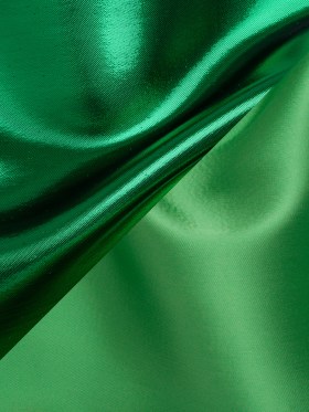 Double Faced Lame Mikado – Kelly Green – Sara Collection Double Faced Lame Mikado – Kelly Green – Sara Collection