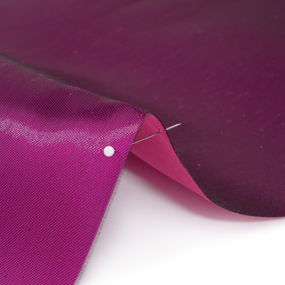 Double Faced Lame Mikado – Magenta – Sara Collection Double Faced Lame Mikado – Magenta – Sara Collection