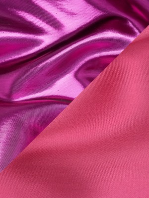 Double Faced Lame Mikado – Magenta – Sara Collection Double Faced Lame Mikado – Magenta – Sara Collection