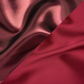 Double Faced Lame Mikado – Cranberry – Sara Collection Double Faced Lame Mikado – Cranberry – Sara Collection