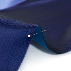 Double Faced Lame Mikado – Dark Teal and Navy – Sara Collection Double Faced Lame Mikado – Dark Teal and Navy – Sara Collection