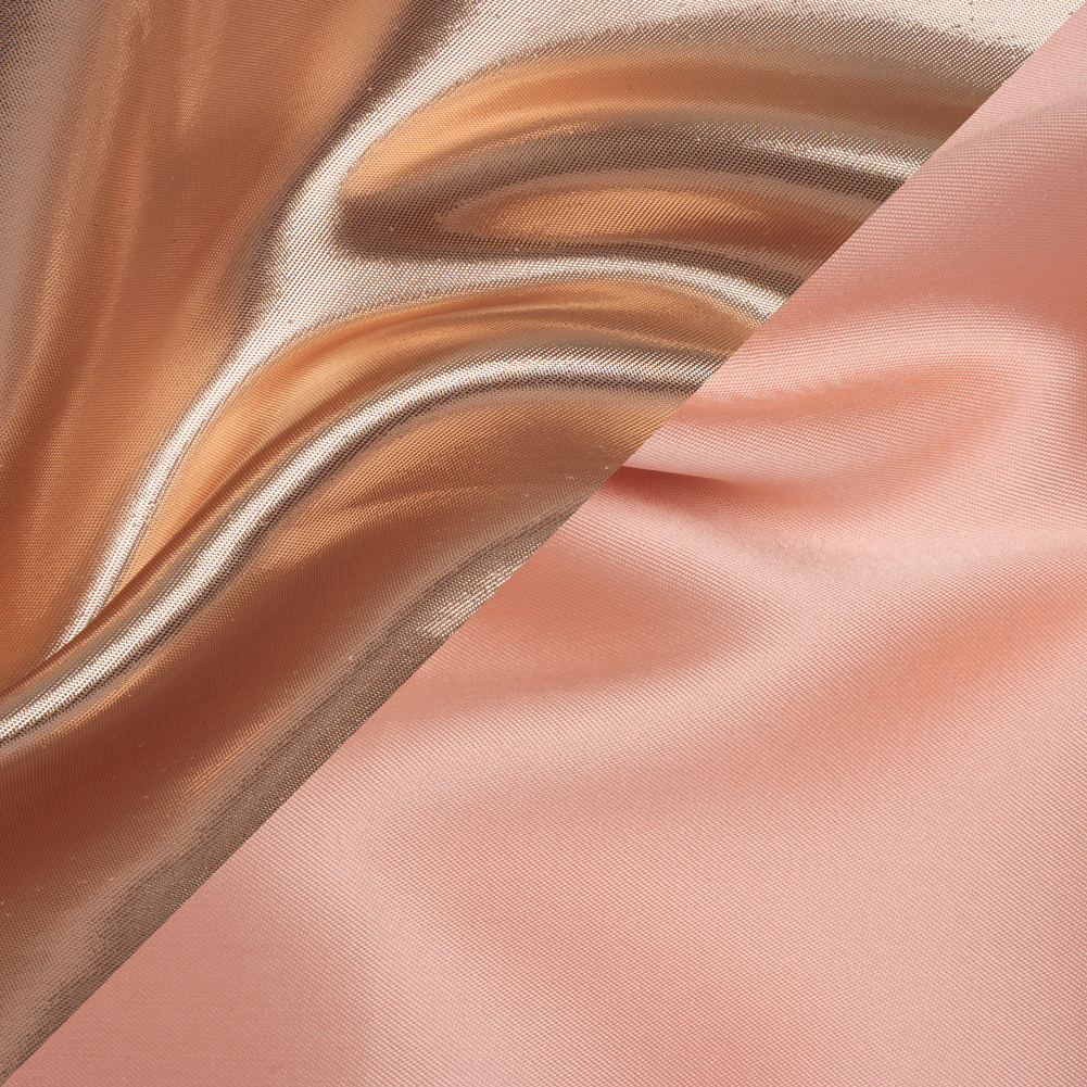 Double Faced Lame Mikado – Canteloupe – Sara Collection Double Faced Lame Mikado – Canteloupe – Sara Collection