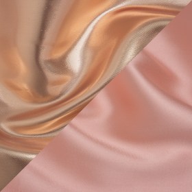 Double Faced Lame Mikado – Pink and Rose Gold – Sara Collection Double Faced Lame Mikado – Pink and Rose Gold – Sara Collection