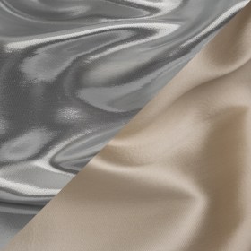Double Faced Lame Mikado – Dove Gray – Sara Collection Double Faced Lame Mikado – Dove Gray – Sara Collection