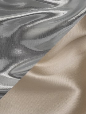 Double Faced Lame Mikado – Dove Gray – Sara Collection Double Faced Lame Mikado – Dove Gray – Sara Collection