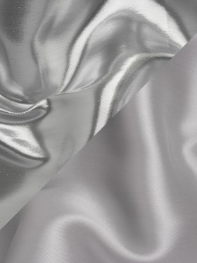 Double Faced Lame Mikado – Silver – Sara Collection Double Faced Lame Mikado – Silver – Sara Collection