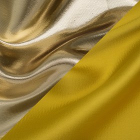 Double Faced Lame Mikado – Yellow – Sara Collection Double Faced Lame Mikado – Yellow – Sara Collection