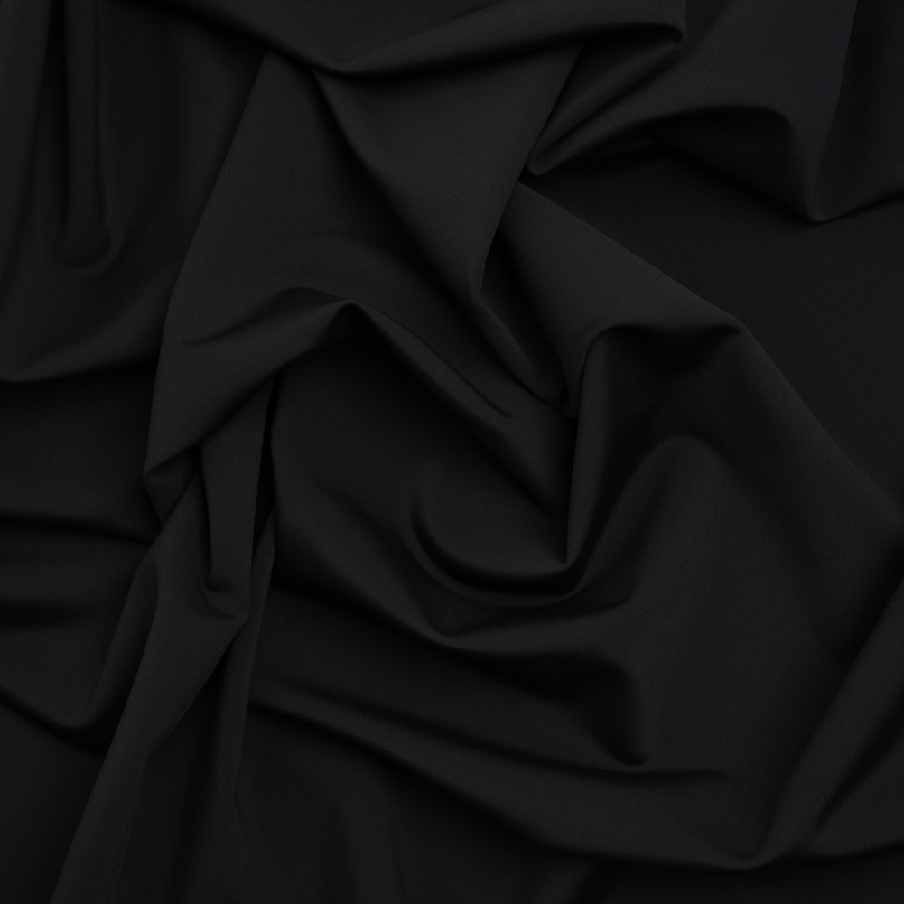 Yaya Han Matte Polyester Spandex Tricot Knit with 4-Way Stretch – Black – Cosplay Collection Yaya Han Matte Polyester Spandex Tricot Knit with 4-Way Stretch – Black – Cosplay Collection