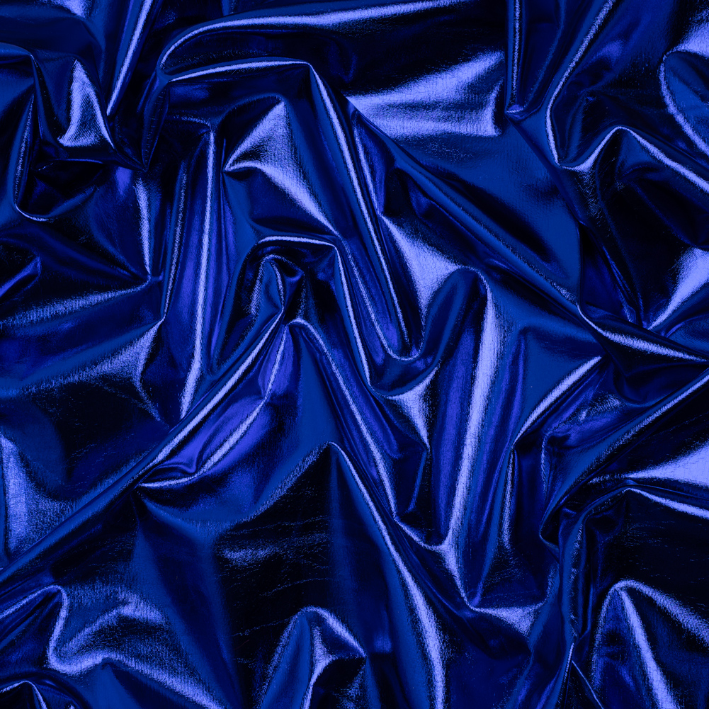 Yaya Han Metallic Foiled Stretch Spandex Polyester Jersey – Cobalt Blue – Cosplay Collection Yaya Han Metallic Foiled Stretch Spandex Polyester Jersey – Cobalt Blue – Cosplay Collection