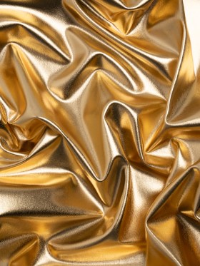 Yaya Han Metallic Foiled Stretch Spandex Polyester Jersey – Bright Gold – Cosplay Collection Yaya Han Metallic Foiled Stretch Spandex Polyester Jersey – Bright Gold – Cosplay Collection