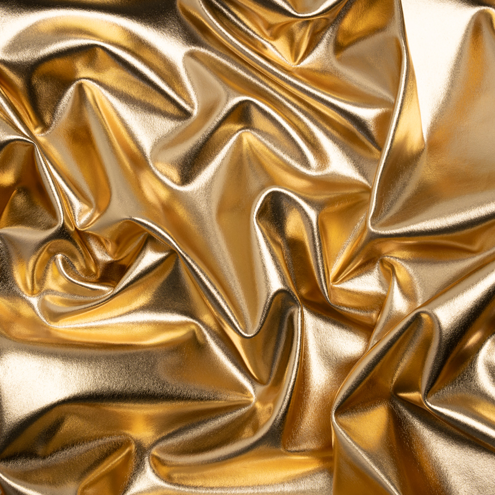 Yaya Han Metallic Foiled Stretch Spandex Polyester Jersey – Bright Gold – Cosplay Collection Yaya Han Metallic Foiled Stretch Spandex Polyester Jersey – Bright Gold – Cosplay Collection