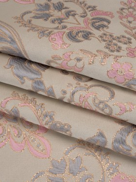 Yaya Han Metallic Duchesse Brocade – Ivory, Pink and Gold Damask Floral – Cosplay Collection Yaya Han Metallic Duchesse Brocade – Ivory, Pink and Gold Damask Floral – Cosplay Collection