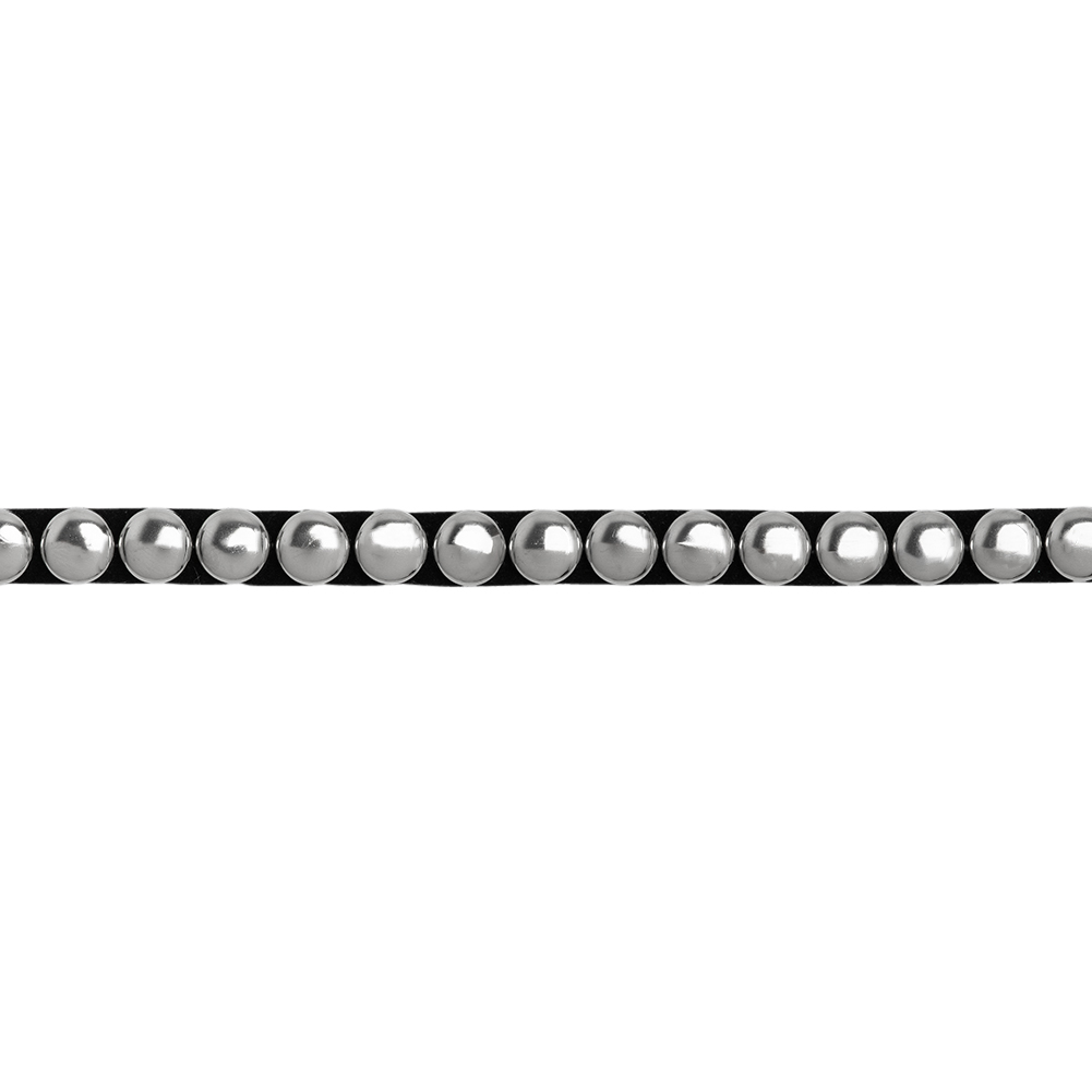 Yaya Han Studded Trim – Fantasy Silver and Black Single Row, 0.3125″ – Cosplay Collection Yaya Han Studded Trim – Fantasy Silver and Black Single Row, 0.3125″ – Cosplay Collection