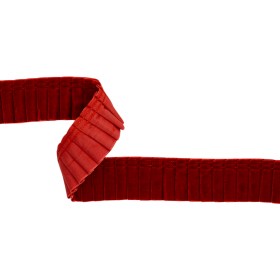 Yaya Han Pleated Velveteen Ribbon Trim – Red, 1.5″ – Cosplay Collection Yaya Han Pleated Velveteen Ribbon Trim – Red, 1.5″ – Cosplay Collection