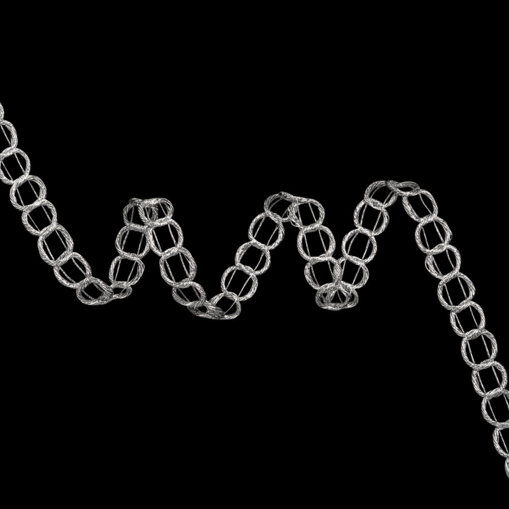 Yaya Han Metallic Wrapped Cord Chain Links Trim – Valkyrie Silver, 0.75″ – Cosplay Collection Yaya Han Metallic Wrapped Cord Chain Links Trim – Valkyrie Silver, 0.75″ – Cosplay Collection