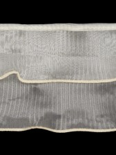 Yaya Han 2 Tier Pleated Crystal Organza Trim – Ivory, 4″ – Cosplay Collection Yaya Han 2 Tier Pleated Crystal Organza Trim – Ivory, 4″ – Cosplay Collection