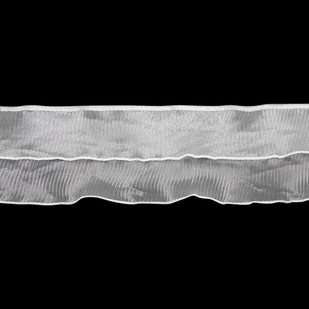 Yaya Han Pleated Organza Ruffle Trim, 2 Tier – Crystal White, 4.375″ – Cosplay Collection Yaya Han Pleated Organza Ruffle Trim, 2 Tier – Crystal White, 4.375″ – Cosplay Collection