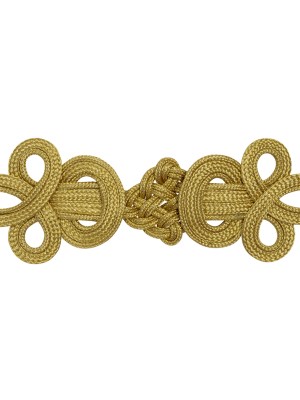Yaya Han Metallic Faux Frog Closure Applique – Dali Gold Knots, 6.75″ x 2.375″ – Cosplay Collection Yaya Han Metallic Faux Frog Closure Applique – Dali Gold Knots, 6.75″ x 2.375″ – Cosplay Collection