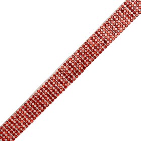 Yaya Han Iron-On Rhinestone Trim – 6-Row Crimson Red Crystal, 0.5″ – Cosplay Collection Yaya Han Iron-On Rhinestone Trim – 6-Row Crimson Red Crystal, 0.5″ – Cosplay Collection