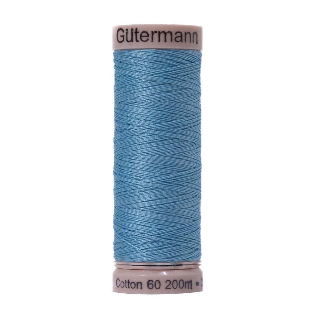 Gutermann 60 Wt Natural Cotton Thread 200m – 7310 Light Sky Blue Gutermann 60 Wt Natural Cotton Thread 200m – 7310 Light Sky Blue