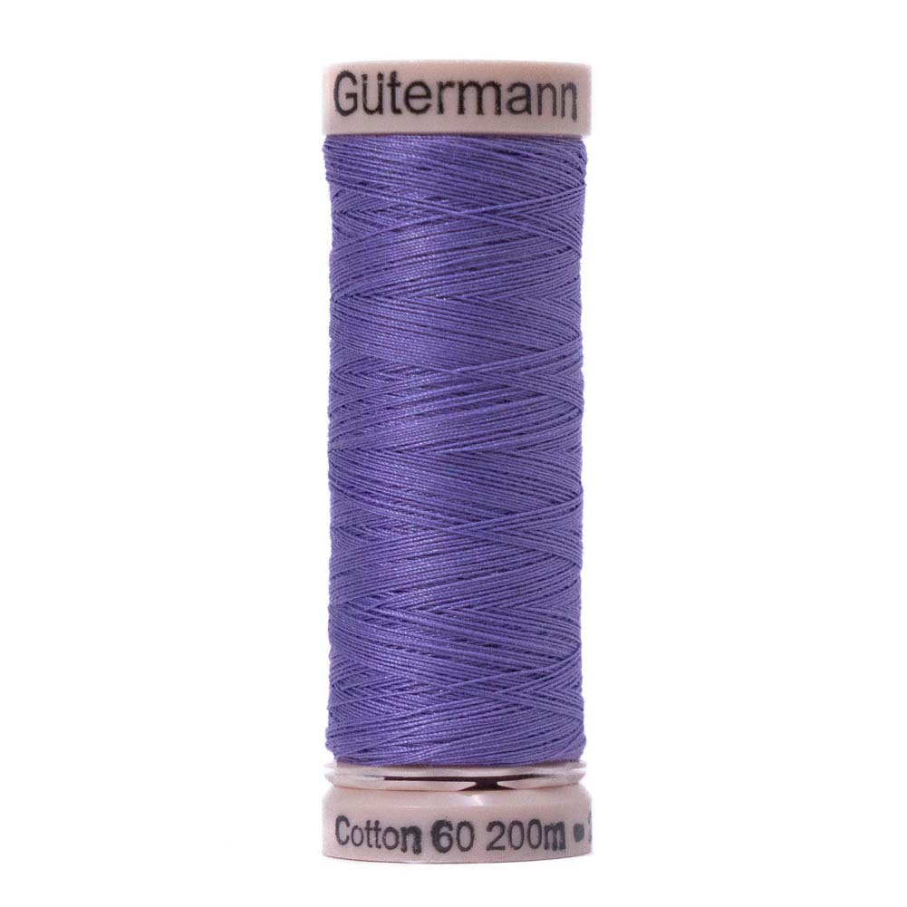 Gutermann 60 Wt Natural Cotton Thread 200m – 6110 Purple Gutermann 60 Wt Natural Cotton Thread 200m – 6110 Purple