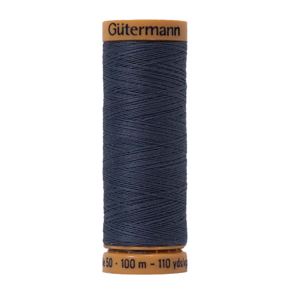 Gutermann Natural Cotton Thread 100m – 7360 Storm Blue Gutermann Natural Cotton Thread 100m – 7360 Storm Blue