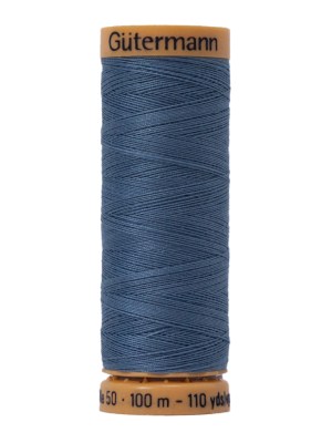 Gutermann Natural Cotton Thread 100m – 7430 Medium Slate Blue Gutermann Natural Cotton Thread 100m – 7430 Medium Slate Blue