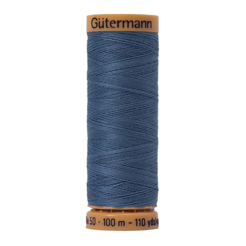 Gutermann Natural Cotton Thread 100m – 7430 Medium Slate Blue Gutermann Natural Cotton Thread 100m – 7430 Medium Slate Blue