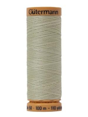 Gutermann Natural Cotton Thread 100m – 9020 Barely Green Gutermann Natural Cotton Thread 100m – 9020 Barely Green