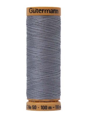 Gutermann Natural Cotton Thread 100m – 9200 Silver Streak Gutermann Natural Cotton Thread 100m – 9200 Silver Streak
