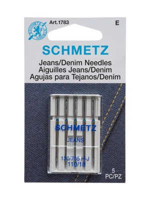 Schmetz Denim/Jeans Machine Needles – 110/18 – 5 ct Schmetz Denim/Jeans Machine Needles – 110/18 – 5 ct