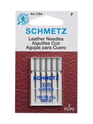 Schmetz Leather Machine Needles – 80/12 – 5 ct Schmetz Leather Machine Needles – 80/12 – 5 ct
