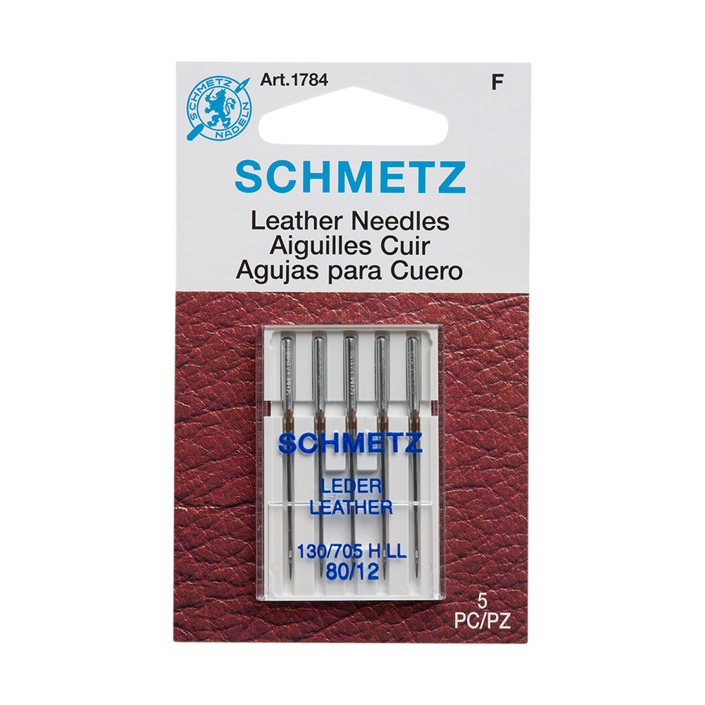 Schmetz Leather Machine Needles – 80/12 – 5 ct Schmetz Leather Machine Needles – 80/12 – 5 ct