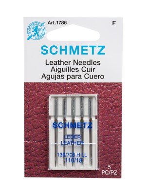 Schmetz Leather Machine Needles – 110/18 – 5 ct Schmetz Leather Machine Needles – 110/18 – 5 ct