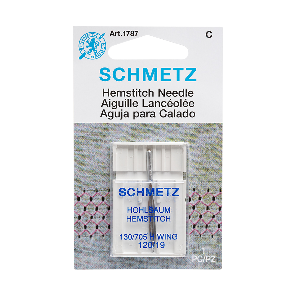 Schmetz Hemstitch/Wing Machine Needle – 120/19 – 1 ct Schmetz Hemstitch/Wing Machine Needle – 120/19 – 1 ct