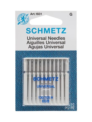 Schmetz Universal Machine Needles – 60/8 – 10 ct Schmetz Universal Machine Needles – 60/8 – 10 ct
