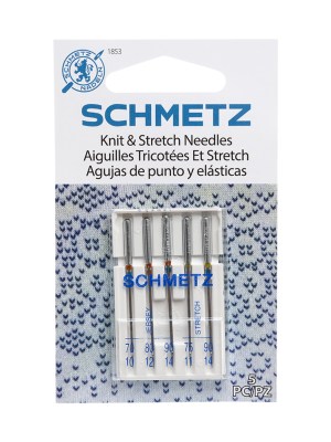 Schmetz Knit and Stretch Combo Machine Needles – Assorted Sizes and Types – 5 ct Schmetz Knit and Stretch Combo Machine Needles – Assorted Sizes and Types – 5 ct