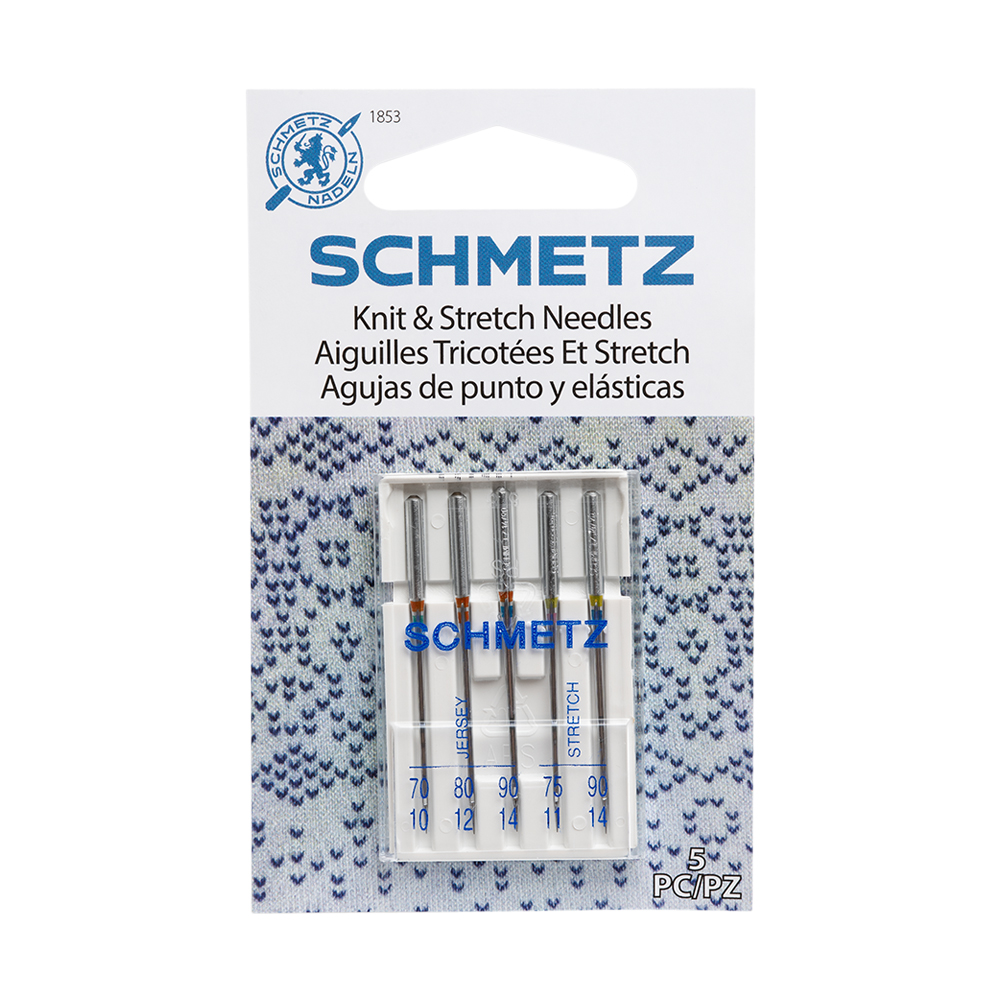Schmetz Knit and Stretch Combo Machine Needles – Assorted Sizes and Types – 5 ct Schmetz Knit and Stretch Combo Machine Needles – Assorted Sizes and Types – 5 ct