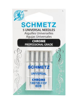 Schmetz Chrome Universal Machine Needles – 60/8 – 5 ct Schmetz Chrome Universal Machine Needles – 60/8 – 5 ct
