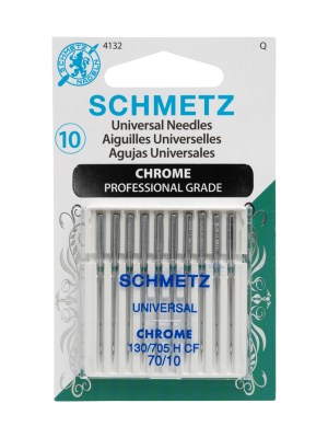 Schmetz Chrome Universal Machine Needles – 70/10 – 10 ct Schmetz Chrome Universal Machine Needles – 70/10 – 10 ct