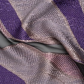 Metallic Rayon and Polyester Burnout Brocade – Orchid, Purple and Rose Gold Soft Geometric Abstract Metallic Rayon and Polyester Burnout Brocade – Orchid, Purple and Rose Gold Soft Geometric Abstract