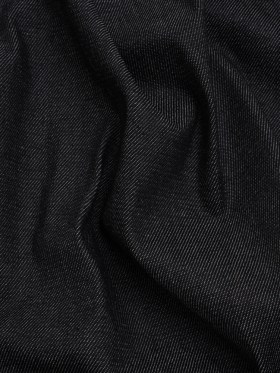 Stretch Cotton Denim – Almost Black – Deadstock Stretch Cotton Denim – Almost Black – Deadstock