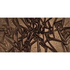 Metallic Foiled Uneven Stretch Rib Knit – Rose Gold on Black – Estelle Collection Metallic Foiled Uneven Stretch Rib Knit – Rose Gold on Black – Estelle Collection